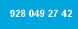 928 049 27 42 928 049 27 42